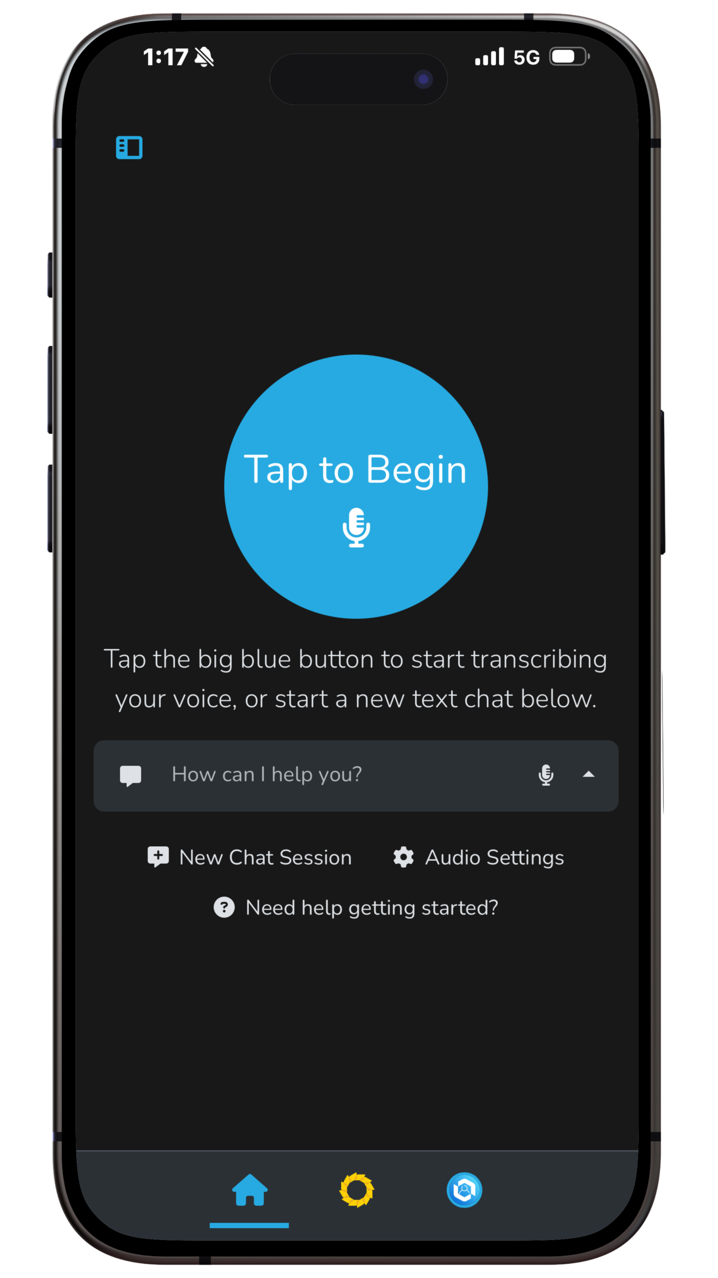 Ozwell product screenshot — patient encounter view